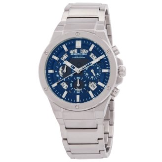 Kenneth Cole Two Tone Chronograph Large Dial Watch Amazon.com: Kenneth Cole New York Men main image 2