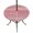 Pink, variant on Round Outdoor Tablecloth with Umbrella Hole and Zipper, Navy Blue Tablecloth with Elastic Waterproof, Vintage Modern Abstract Art Ombre Patio Table Covers for 31" - 35" Picnic Pool Tables