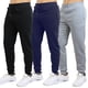 thumbnail image 1 of Galaxy by Harvic Paquete de 3 Pantalones Deportivos Ajustados de Forro Polar para Hombre (S-2XL), 1 of 5