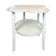 thumbnail image 2 of Mesa auxiliar con ruedas para sofá | Mesa de aperitivos móvil para sala de estar | Mesa de centro pequeña con estantes de almacenamiento | Negro/Blanco/Verde/Caqui, 2 of 6