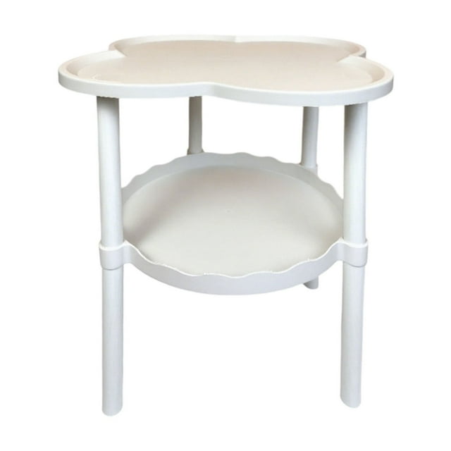SDNall Coffee Tables for Living Room, Sofas for Living Room, Household Four-Leaf Sofa Side Table Living Room Snack Table Small Coffee Table Movable Storage Table Cloud Shelf