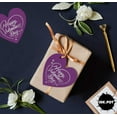 thumbnail image 6 of Inkdotpot Pack Of 50 Happy Valentine's Day Valentine Favor Paper Tags Craft Real Silver Foil Hang Tags, 6 of 6