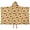 Bigfoot and Mountain Brown Pattern, variant on Bigfoot and Mountain Brown Pattern Hooded Bath Towel Wrap for Teens Ages 3 To 12, Soft Lightweight Quick Dry Microfiber Bath Beach Pool, 50"x30"