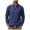 Navy, variant on Linen Shirts for Men Long Sleeve, Casual Summer Button Down Shirt Tops, Fashionable Loose Breathable Solid Color, Grey l