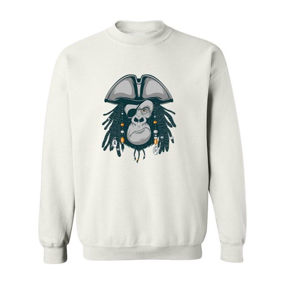 Gorilla, Harsh Pirate  Sweatshirt Men -Image by Shutterstock, Male x-Large