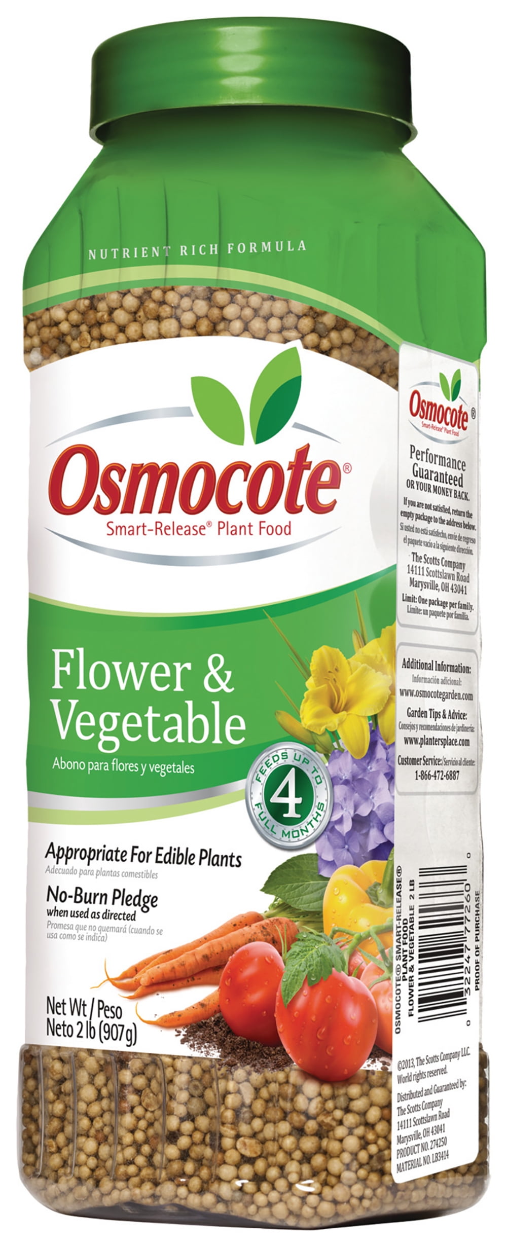 Osmocote SmartRelease Plant Food Flower & Vegetable, 2 lbs. Walmart