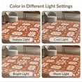 thumbnail image 7 of ODIKA 4'x6' Ivory Floral Medallion Pattern Washable Area Rug Elegant Vintage Motif with Ornate Border Pet Friendly, Non-Shedding for Bedroom, Reading Nook, 7 of 7