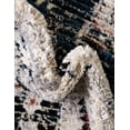 thumbnail image 3 of Unique Loom Tucson Collection Area Rug - Tubac (3' Round Gray/Black), 3 of 5