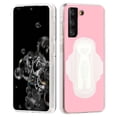 thumbnail image 1 of TalkingCase Slim Phone Case Compatible for Samsung Galaxy S21 5G, S30,(Not S21+,S21 Ultra),Sanitary Pad Print,Lightweight,Flexible,Soft, USA, 1 of 7