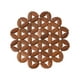 thumbnail image 2 of Almohadilla aislante de madera | Salvamanteles resistente al calor para platos y sartenes | Almohadilla antideslizante para cacerolas | 22 x 22 cm, color café | 1 unidad, 2 of 9