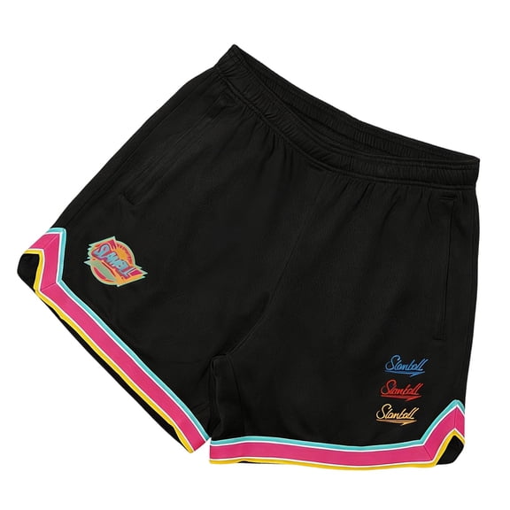 Mens Basketball Shorts Double Layer Mesh Zipper Quick Dry Professional Performance