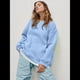 thumbnail image 5 of Sudaderas de Mujer con Cuello Redondo, Forro , Suéteres Oversize, Otoño 2025, Blusas Bonitas, Ropa Preppy Estilo-L M, 5 of 9