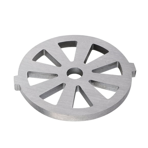 Lame de disque de hachoir à viande en acier inoxydable, couteau à disque de hachoir à viande concasseur, adapté aux pièces mécaniques de la machine à hacher les aliments trou de 7 mm