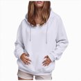 thumbnail image 3 of Towmus Hoodies for Women Plus Size Sweatshirts Casual Sweaters Tops Fleece Cute Workout Sweatshirt Fall Fashion Outfits 2025, 3 of 6