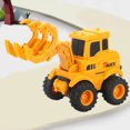 thumbnail image 3 of VANLOFE Simulation Engineering Car Press Push Toy Engineering Car Pull Back Children Truck Excavator Toy, 3 of 8