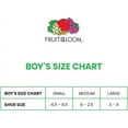 thumbnail image 3 of Fruit of the Loom Boy's Coolzone Cushioned Socks-6 Pair Pack Large Black Assorted, 3 of 3