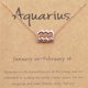 thumbnail image 5 of Collar del zodiaco Qarigey Acuario colgante de oro rosa, 5 of 6