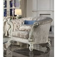 thumbnail image 5 of Acme Furniture Versailles Chair w/2 Pillows in Ivory Fabric & Bone White Finish, 5 of 5