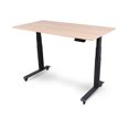 thumbnail image 2 of Stand Up Desk Store Electric Adjustable Height Standing Desk with Programmable Memory (Charcoal Frame/Natural Walnut Top, 60" Wide), 2 of 4