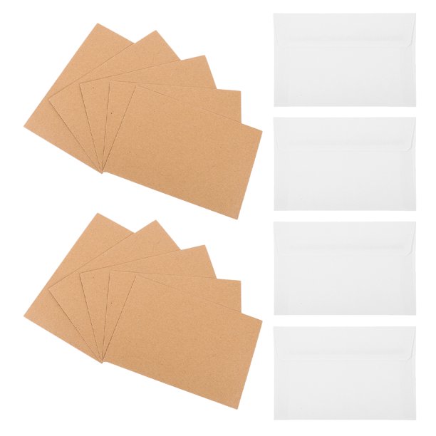 BEADCEST 50Ud Sobres Para Tarjetas De Fiesta Con Para Imprimir Y Sello Adhesivo Fácil