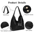 thumbnail image 4 of FALAN MULE Hobo Bags for Women Soft Leather Crossbody Purse and Handbags Ladies Top Handle Satchel Shoulder Bags, 4 of 7