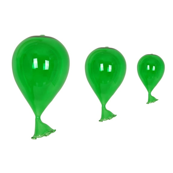Crestview Glass Ballons Statue in Green Glass Finish CVGBP551E