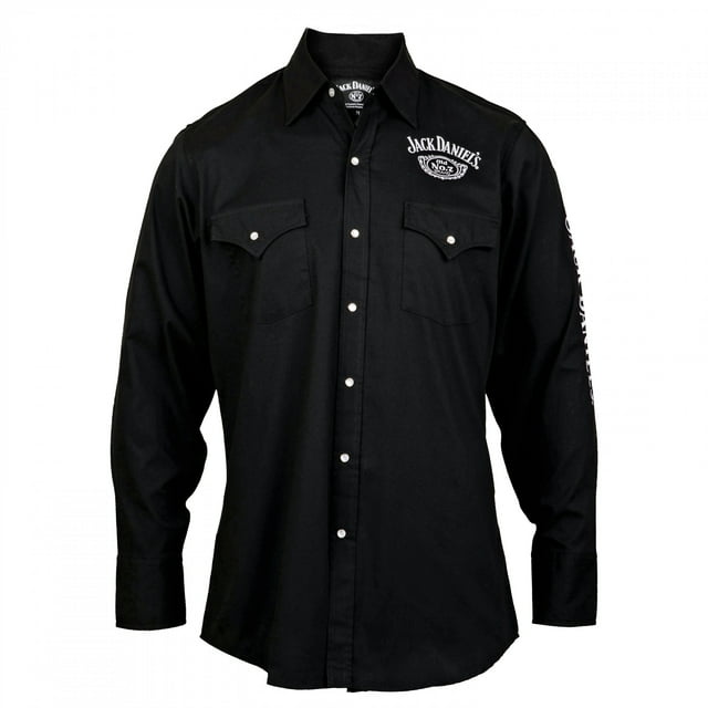 Jack Daniel's Long Sleeve Button Up Shirt-Large