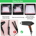 thumbnail image 4 of 150 Pcs Heat Shrink Wrap Bags, 6.3" x 13.8" POF Clear Heat Shrink Film Wrap for Handmade Crafts, Cookie, 4 of 7
