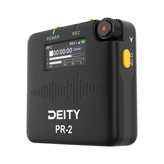 Grabadora de bolsillo Deity PR2 con micrófono Lavalier Float de 32 bits