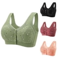 thumbnail image 2 of Bra s for Older Women Comfortable Convenient Front Closure Cotton Bras for Seniors, 2 of 3