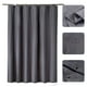 thumbnail image 3 of Cortina de ducha impermeable para baño, cortinas de baño a prueba de moho, tela de poliéster monocro Tomshoo  Gris/150cm * 200cm, 3 of 7