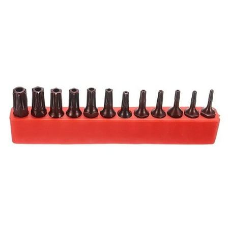 

12pcs/lot 1/4Inch Alloy Steel 25MM Long Magnetic Torx Screwdriver Bits -T40