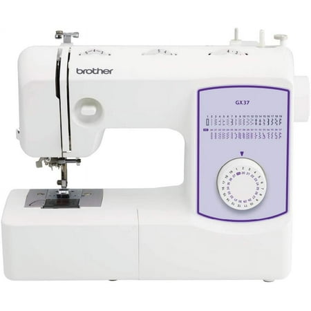 Brother Sewing Machine, GX37, 37 Built-in Stitches, 6 Included Sewing Feet