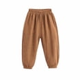 thumbnail image 2 of LYMAYTER Toddler Kids Baby Cotton Linen Pants for Boys Girls Elastic Waist Harem Long Pants Bloomers Casual Joggers Spring Summer Solid Color Trousers 1-8Y, 2 of 11