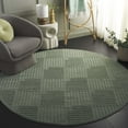 thumbnail image 2 of SAFAVIEH Selena Josiah Abstract Area Rug, Green, 6'7" x 6'7" Round, 2 of 10