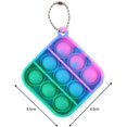 thumbnail image 2 of Simple Dimple Fidget Toy with Keychain Silicone Sensory Toys for Adults Kids Stress Relief Decompression Toy, 2 of 7