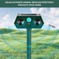 thumbnail image 4 of 2024 Repelente Ultrasónico para Animales, Paquete de 1 Repelente Solar para Ciervos Al Aire Libre con Sensor de Movimiento, Ahuyenta A Gatos, Ardillas y Conejos, 4 of 8