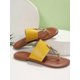 thumbnail image 2 of Women Metal Decor Thong Sandals, Fashion Summer Flat Sandals, 2 of 5