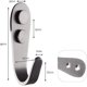 thumbnail image 5 of Ganchos de acero inoxidable, ganchos de metal resistentes con montaje de tornillo para herramientas que ahorran espacio, acero inoxidable SUS304 de alta calidad, ganchos sólidos para una amplia, 5 of 6