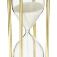 thumbnail image 2 of Classical Hourglass - 5 Minute Sand Timer Decor In Brass ,Saltoro Sherpi, 2 of 3