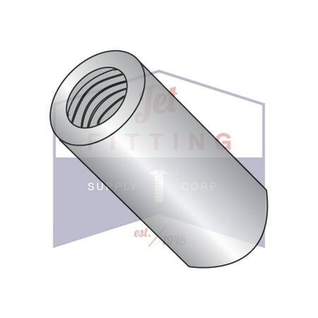 

4-40 x 1 1/4 OD Round Standoffs (Female-Female) | Brass | Nickel (Quantity: 500)