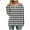 Black, variant on Women's Long Sleeve T Shirts V Neck Plaid Plus Size Tunic Tops Soft Casual Tees Loose Trendy Blouses(Red,Large)