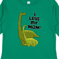 thumbnail image 4 of Inktastic I Love my Mom with Baby and Mommy Brontosaurus Boys or Girls Long Sleeve Toddler T-Shirt, 4 of 5