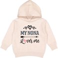thumbnail image 2 of Inktastic My Nona Grandma Loves Me Girls Toddler Hoodie, 2 of 4