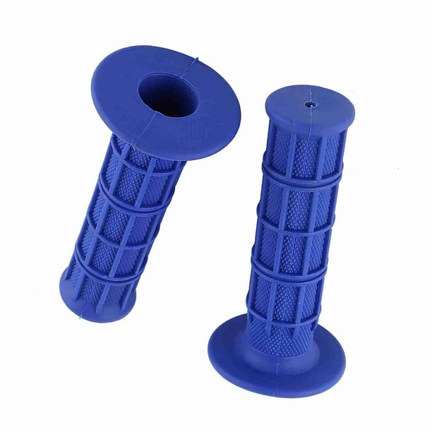 Manillares Motocicleta empuñaduras Manillar de goma antideslizina silicona empuñaduras Manual de 7/8 "para motocicletas bicicletas