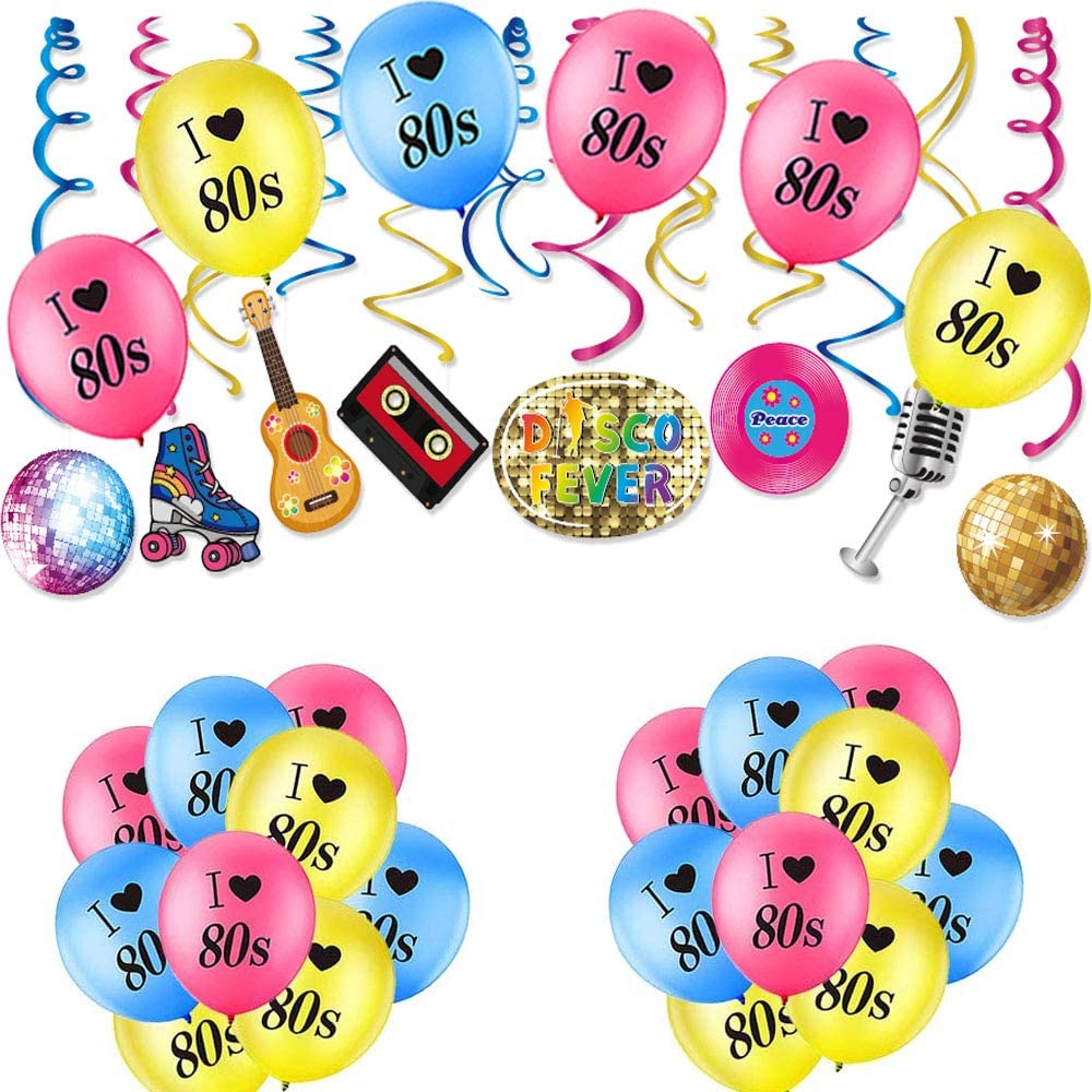 Retro Theme Party Decorations - Retro 80s Party Ideas Totally 80s Party Awesome 1980s Decorations From Big Dot Of Happiness 80s Theme Party 80s Party Decorations 80s Birthday Parties : Set out a candy buffet and display vibrant gumballs, mini funnel cakes and colorfully spun cotton candy.