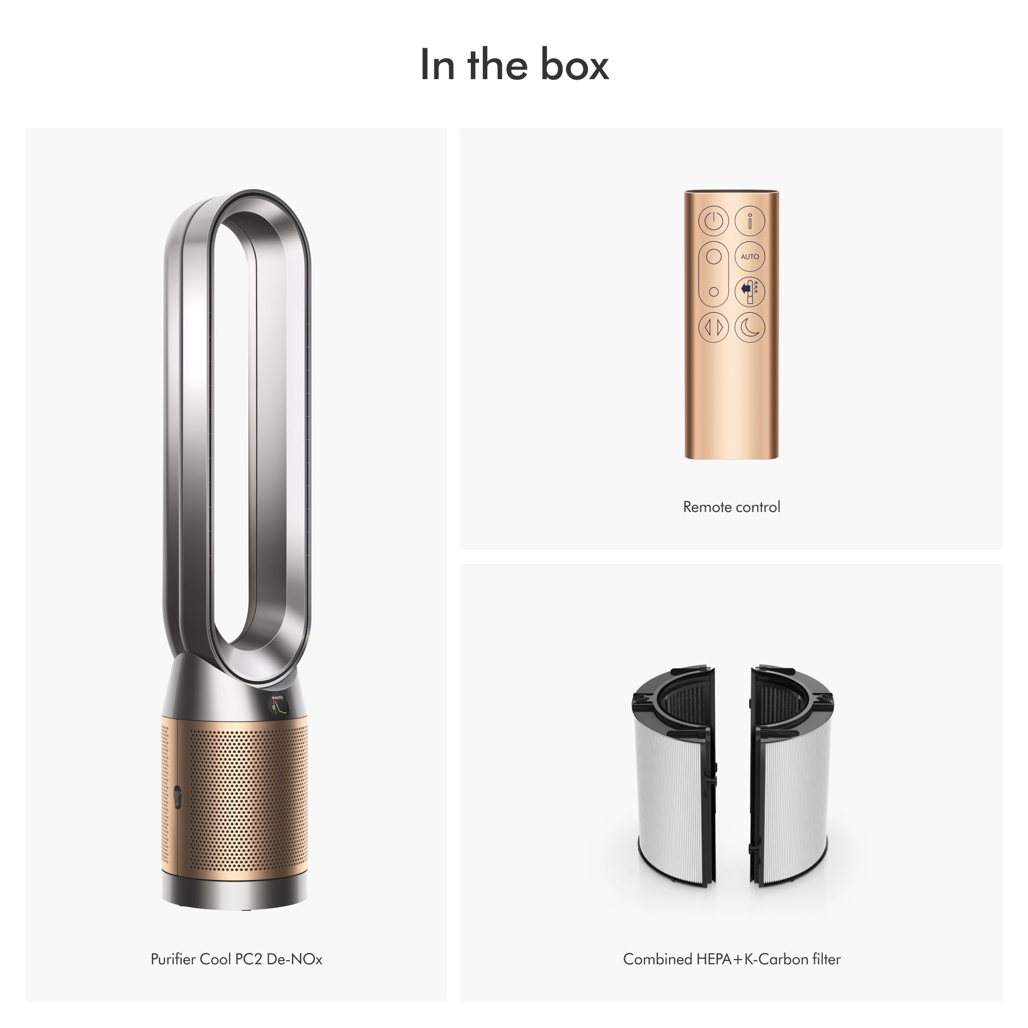 新品　ダイソン Dyson Purifier Cool PC2 De-NOx Dyson Purifier Cool PC2 De-NOx​ | White/Gold | New - Walmart.com