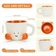 thumbnail image 2 of Tazas de Café, Lindas y Divertidas Tazas para Mujer, Tazas de Cerámica de 380 Ml para Café y Té, Regalo de Oficina, Color Naranja, 2 of 5