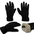 thumbnail image 2 of NEW Unisex Insulated Gloves Winter Gloves Thermal Insulation Men Women Warm (Black, Men), 2 of 2