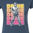 thumbnail image 3 of David Bowie - Bowie Stacked  - Juniors Fitted Graphic T-Shirt, 3 of 5